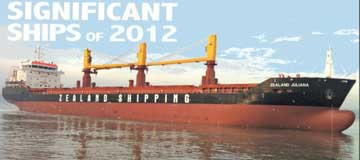 ZEALAND JULIANA is a
Significant Ship of 2012!